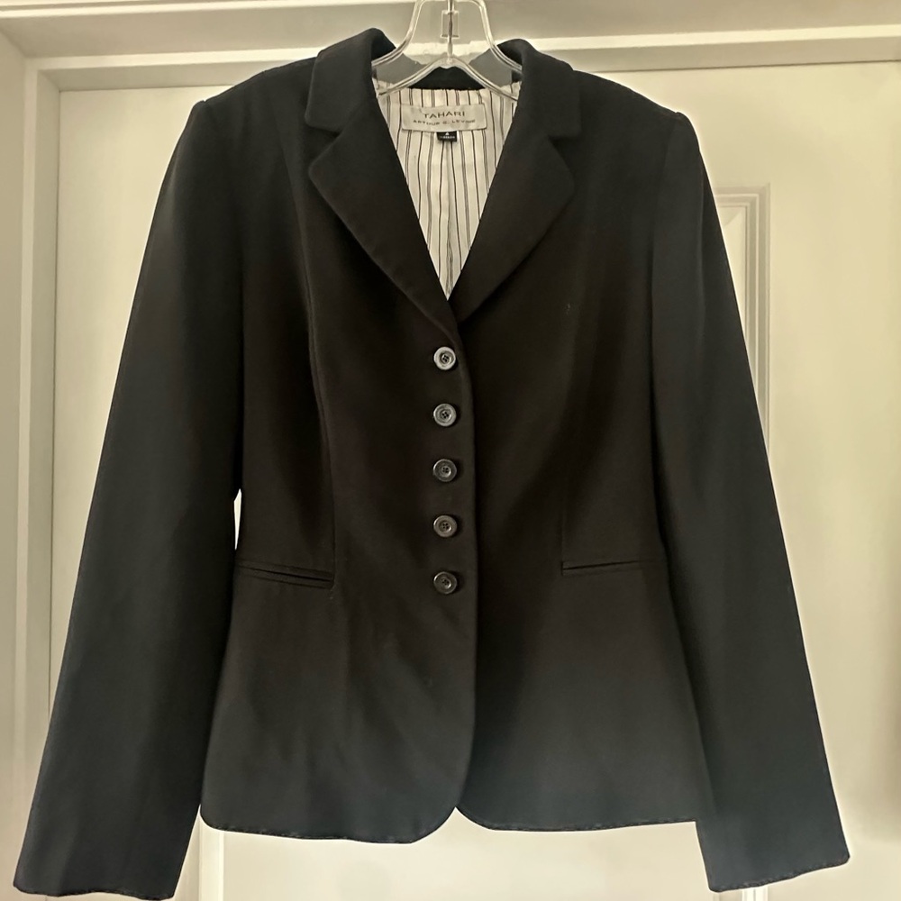 Tahari Black Suit Blazer